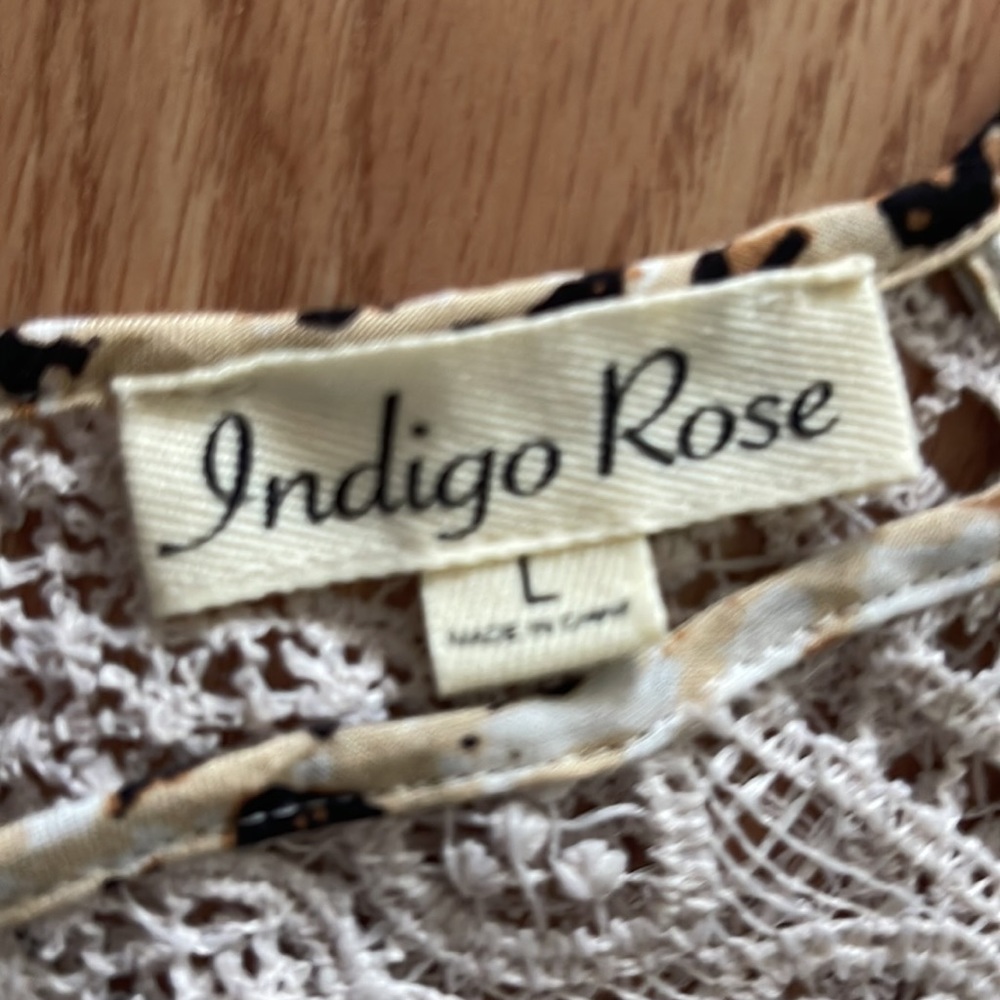 Indingo rose dress size large - Picture 7 of 11